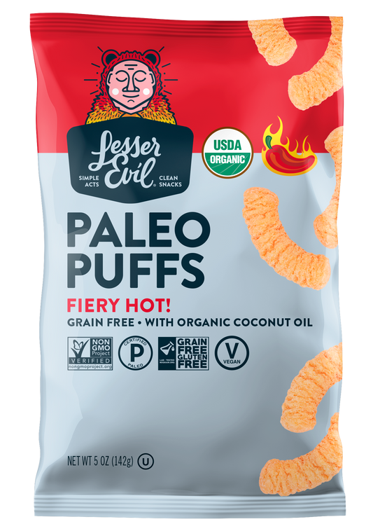 Paleo Puffs, Fiery Hot 5 oz