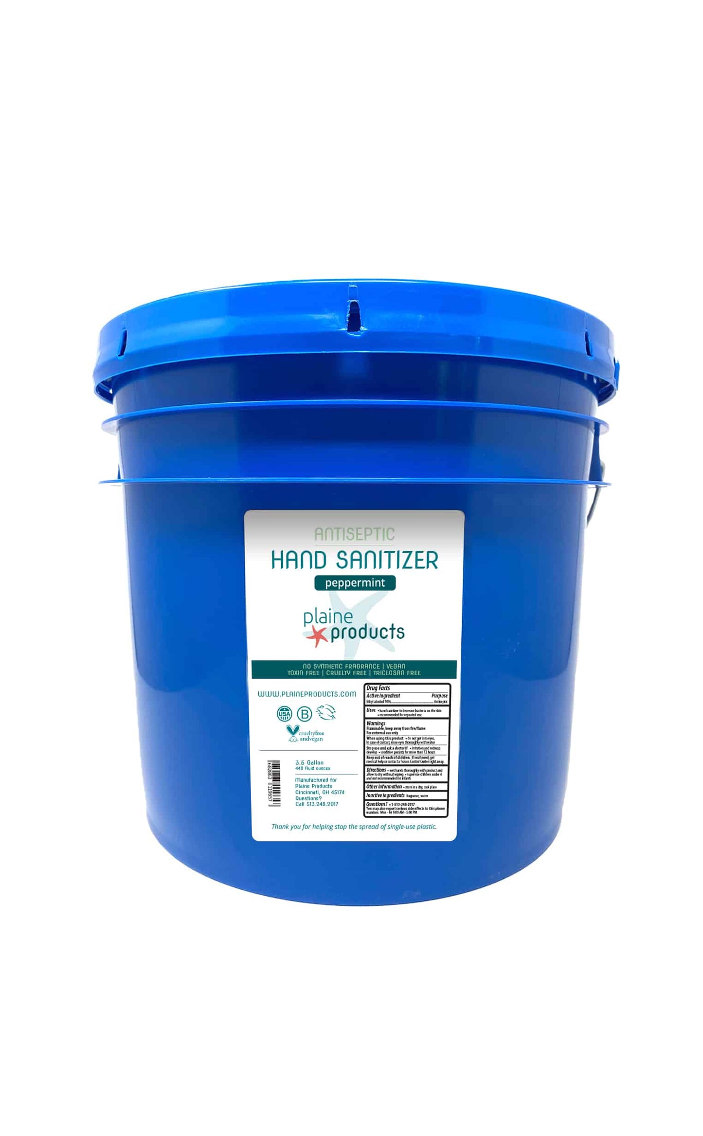 Peppermint Hand Sanitizer - Bulk Refill