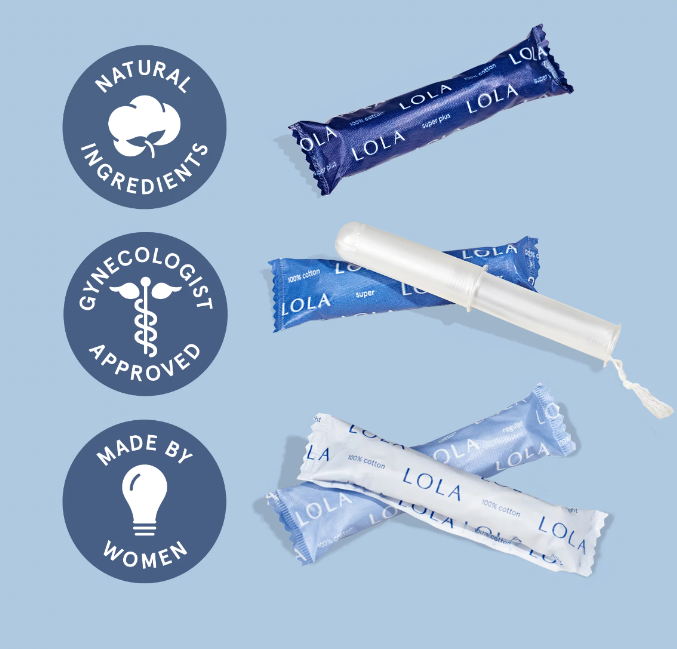 20ct Super Organic Cotton Tampons by Lola
