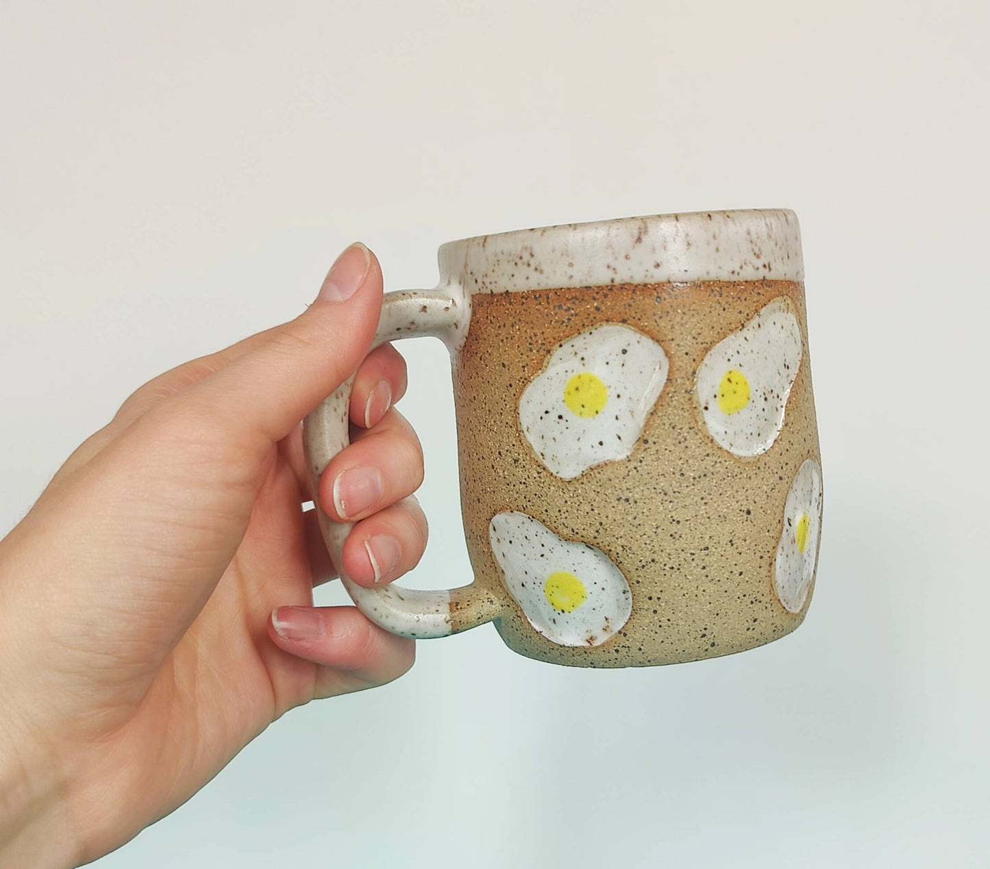 Fried Egg Mug: 12 oz by Osso Ceramics