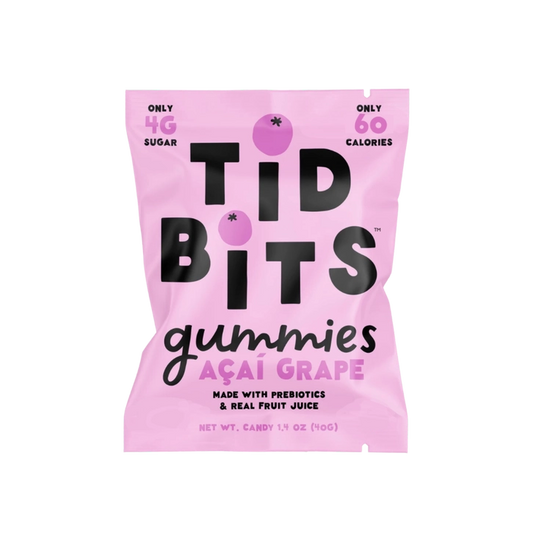 Healthy(ish) Gummy Candy - Low Sugar, Prebiotics, Fruit Juices - by Tidbits