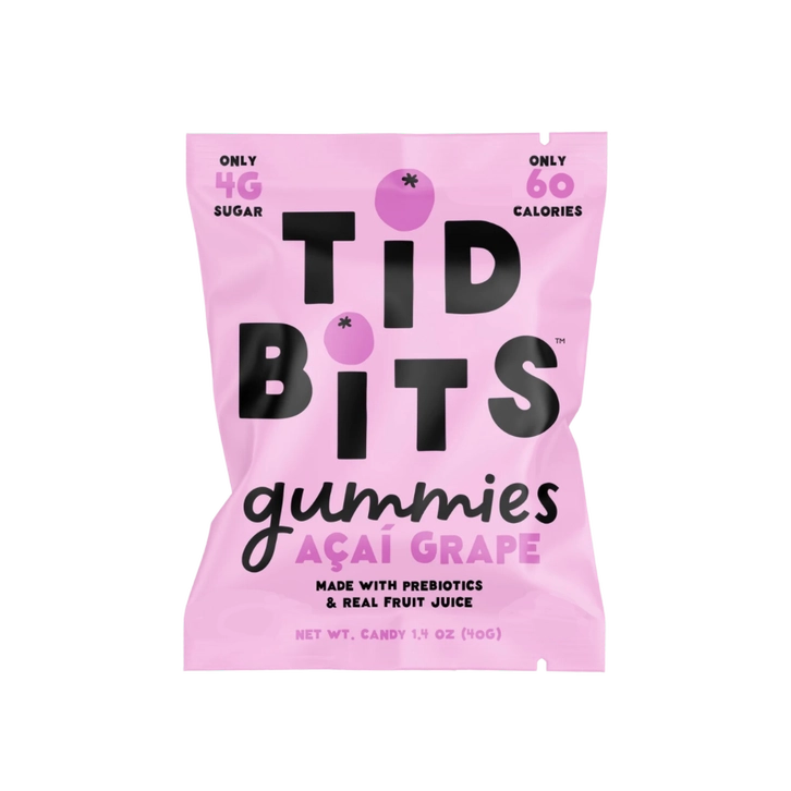 Healthy(ish) Gummy Candy - Low Sugar, Prebiotics, Fruit Juices - by Tidbits