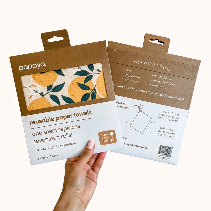 Reusable Paper Towels by Papaya Reusables