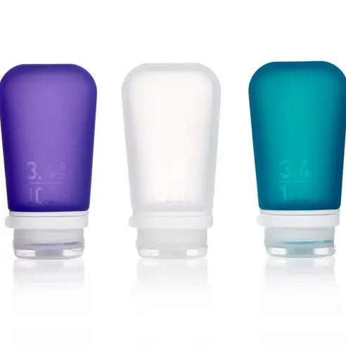 Refillable Silicone GoToob+ : Small, Medium, & Large Sizes