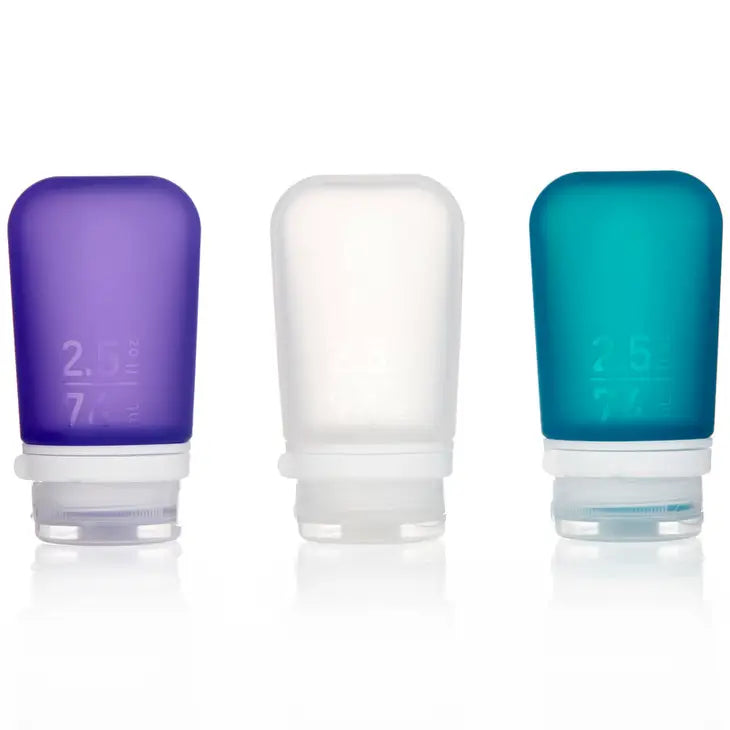 Refillable Silicone GoToob+ : Small, Medium, & Large Sizes