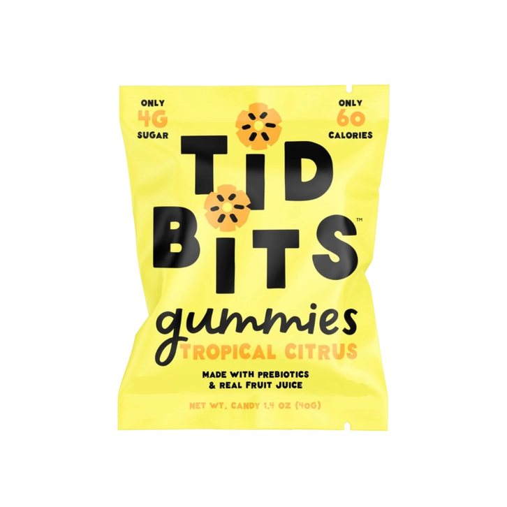 Healthy(ish) Gummy Candy - Low Sugar, Prebiotics, Fruit Juices - by Tidbits